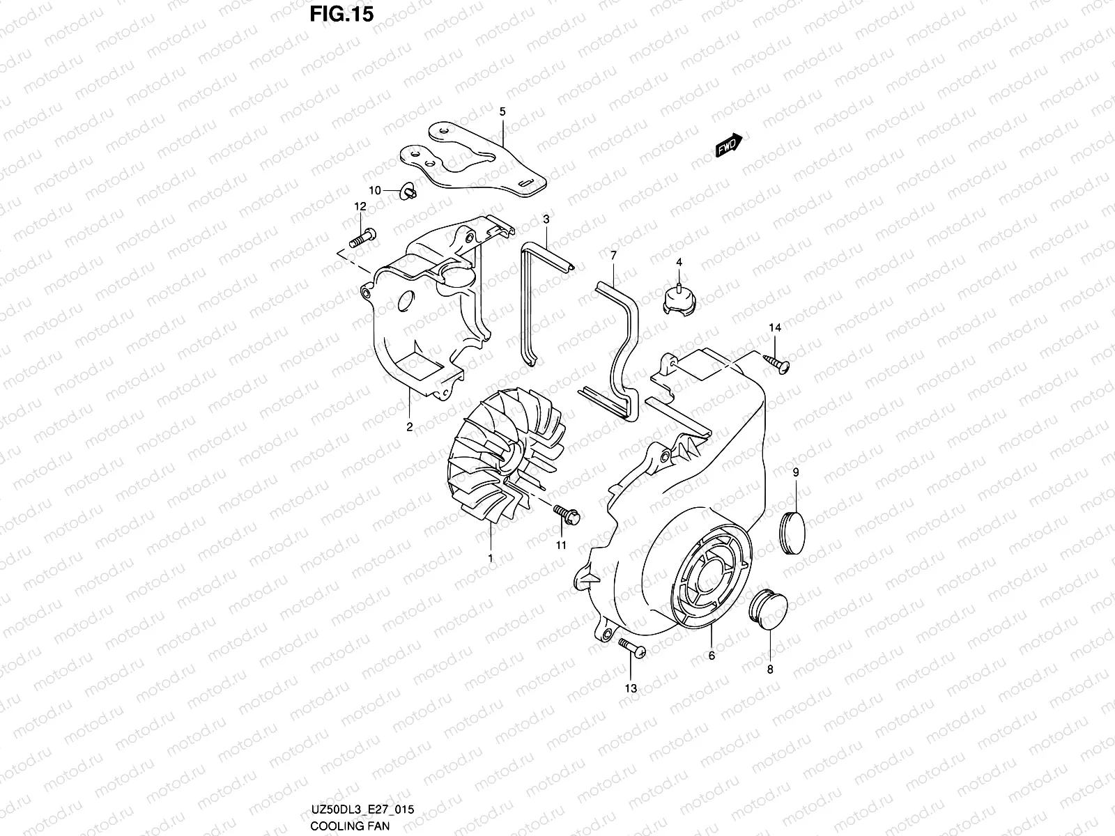 15 - COOLING FAN