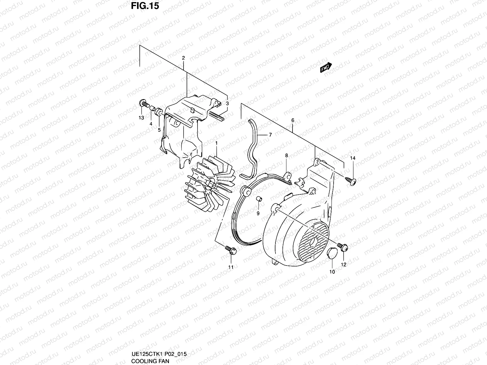 15 - COOLING FAN