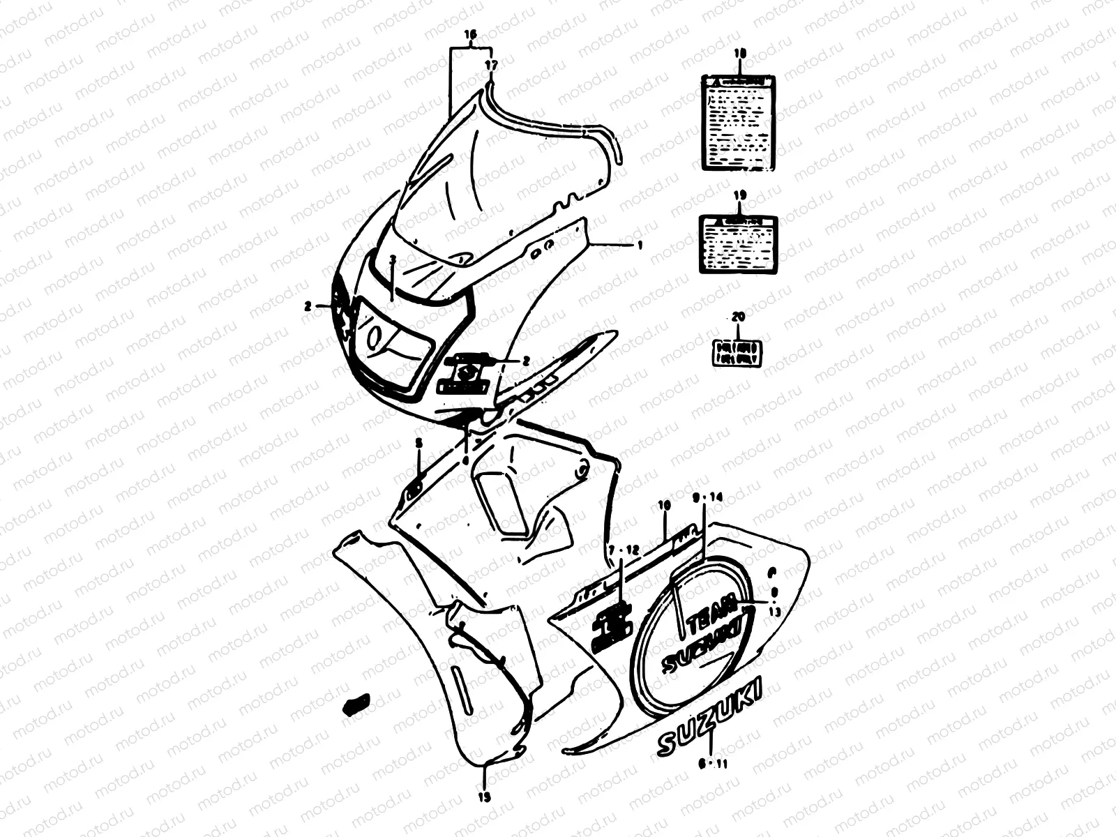 15 - COWLINGING BODY (E01,E21,E24)