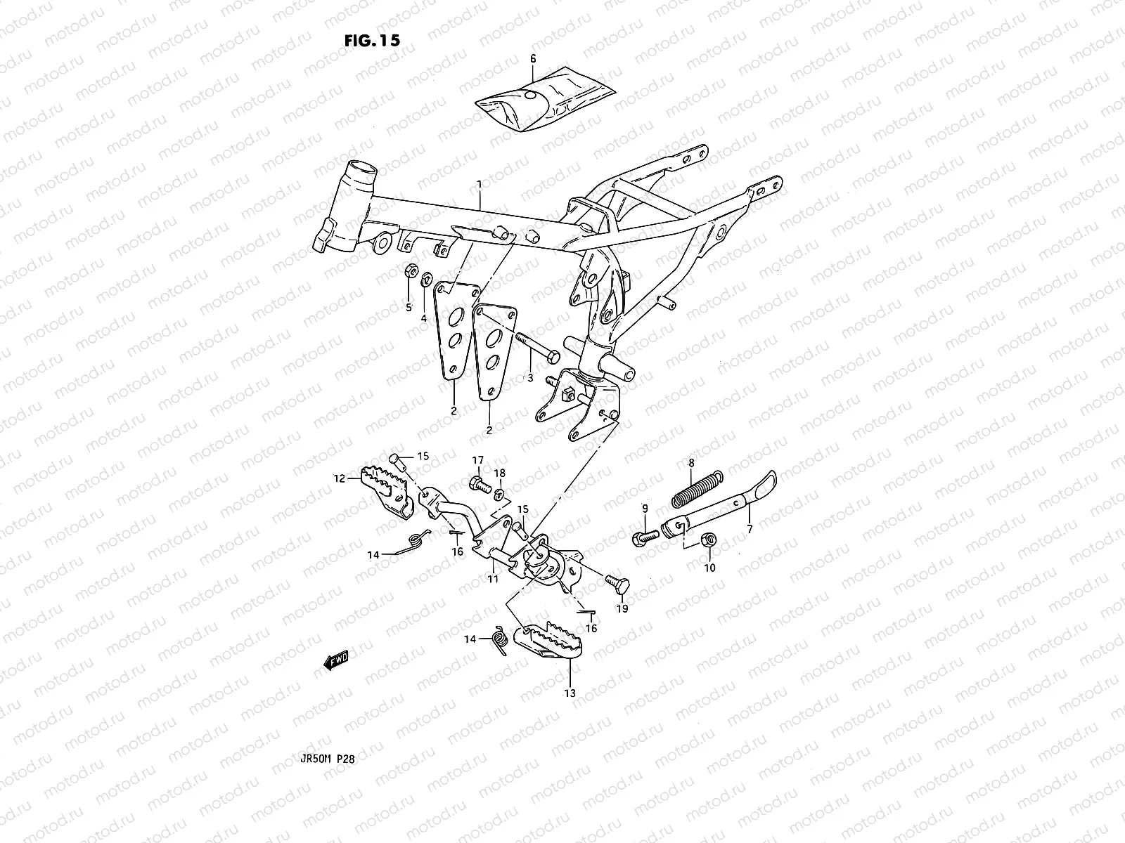 15 - FRAME - FOOTREST