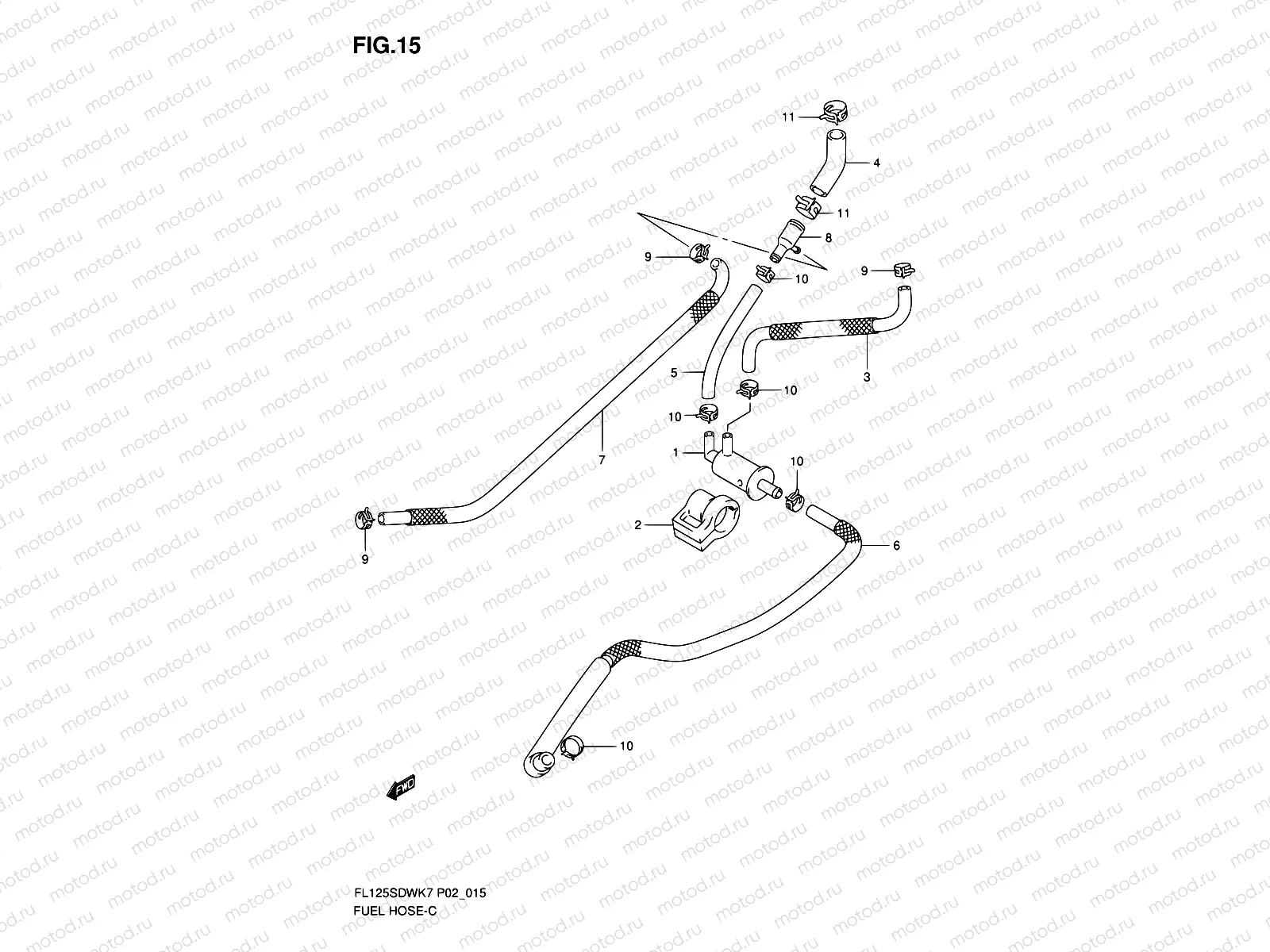 15 - FUEL HOSE