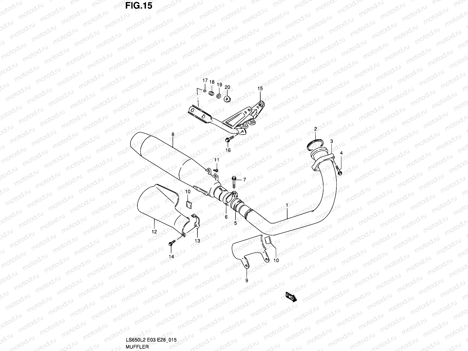 15 - MUFFLER