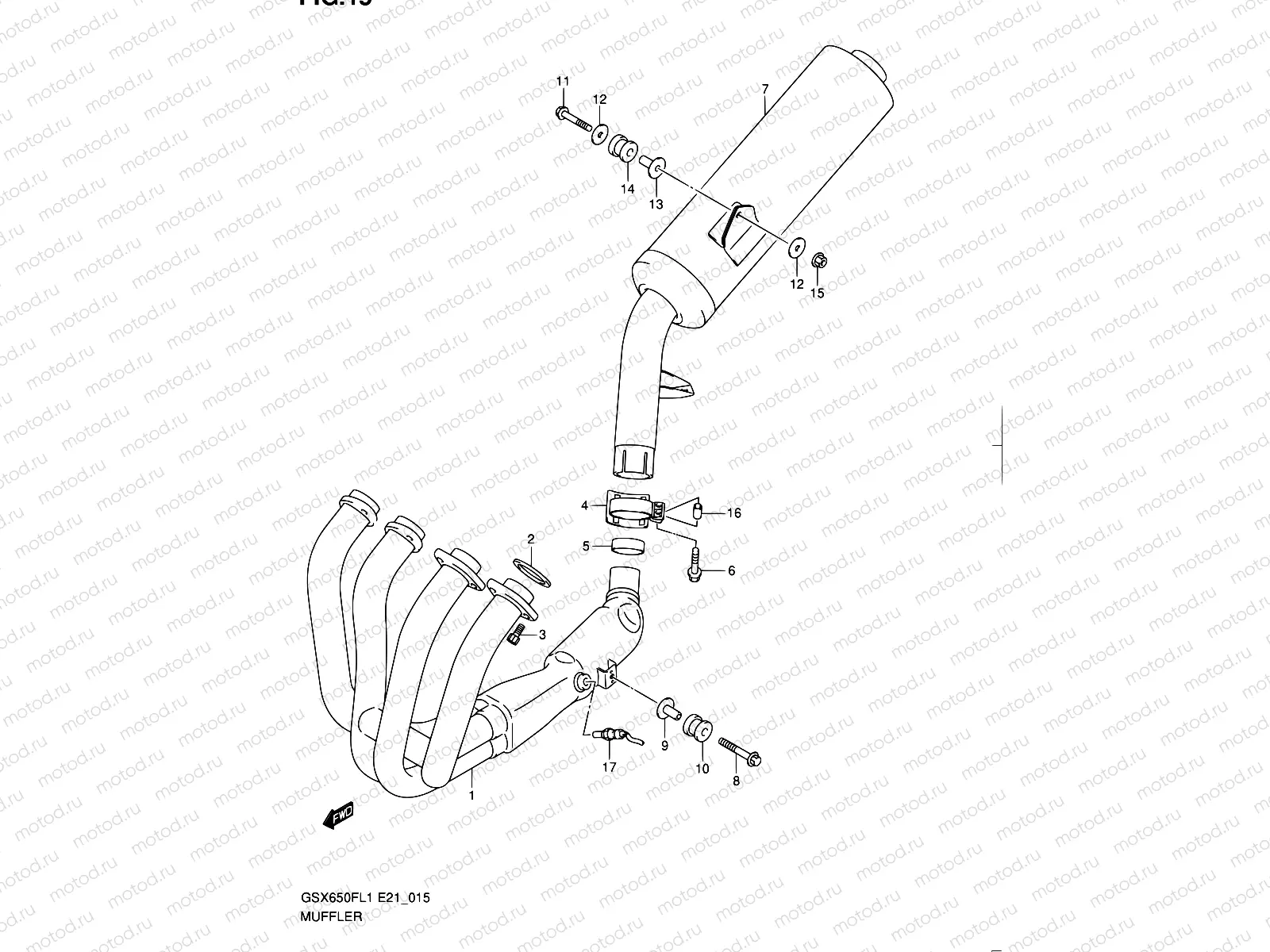 15 - MUFFLER
