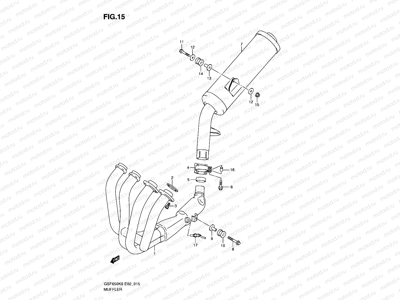 15 - MUFFLER