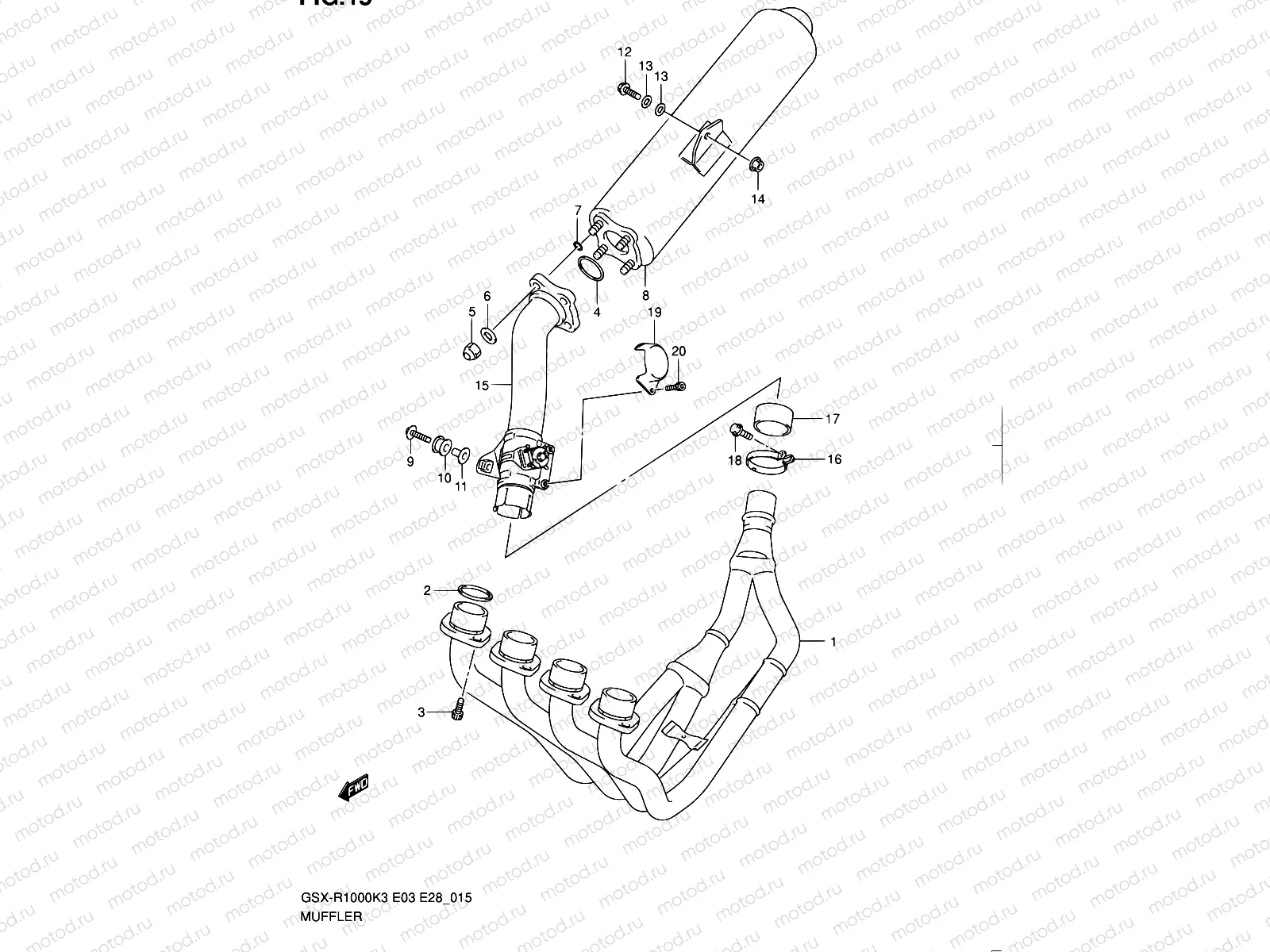 15 - MUFFLER