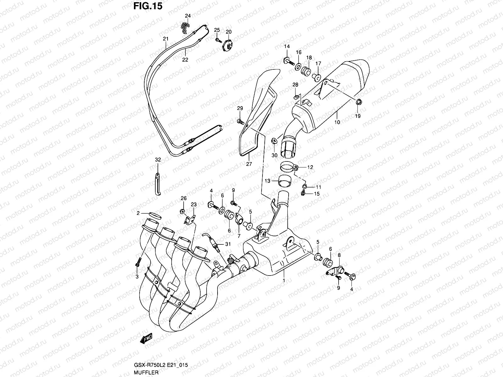 15 - MUFFLER