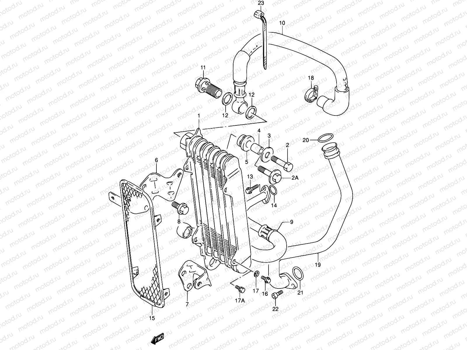 15 - OIL COOLER