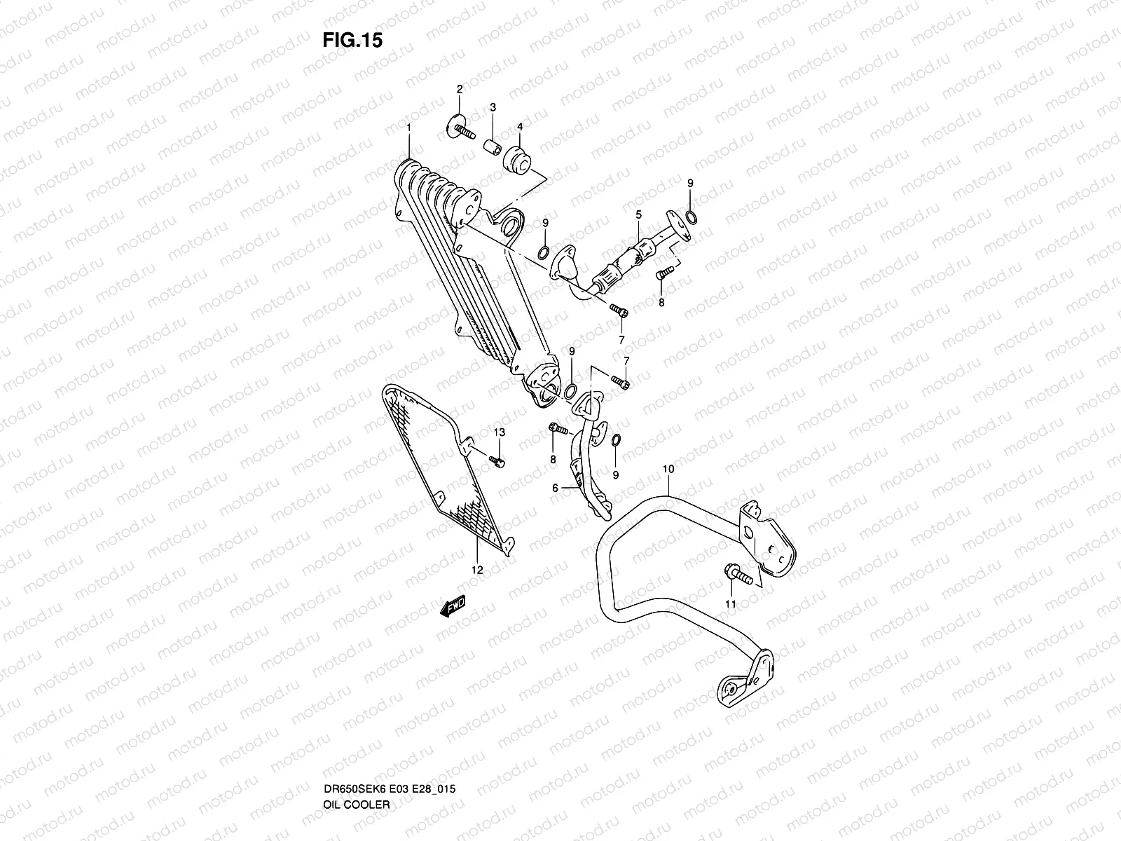 15 - OIL COOLER
