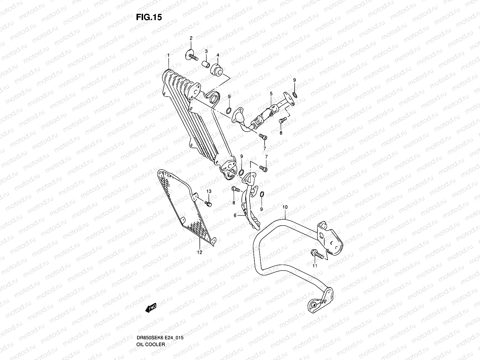 15 - OIL COOLER