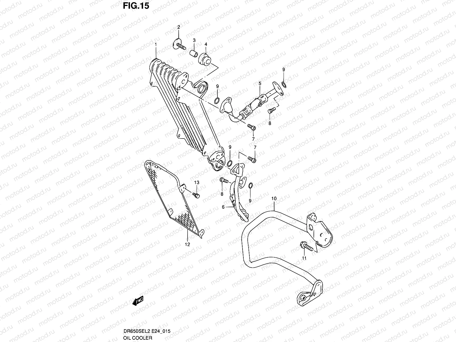 15 - OIL COOLER
