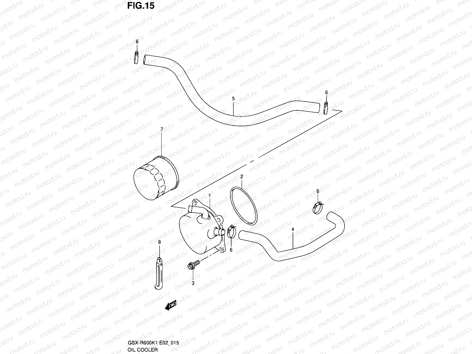 15 - OIL COOLER
