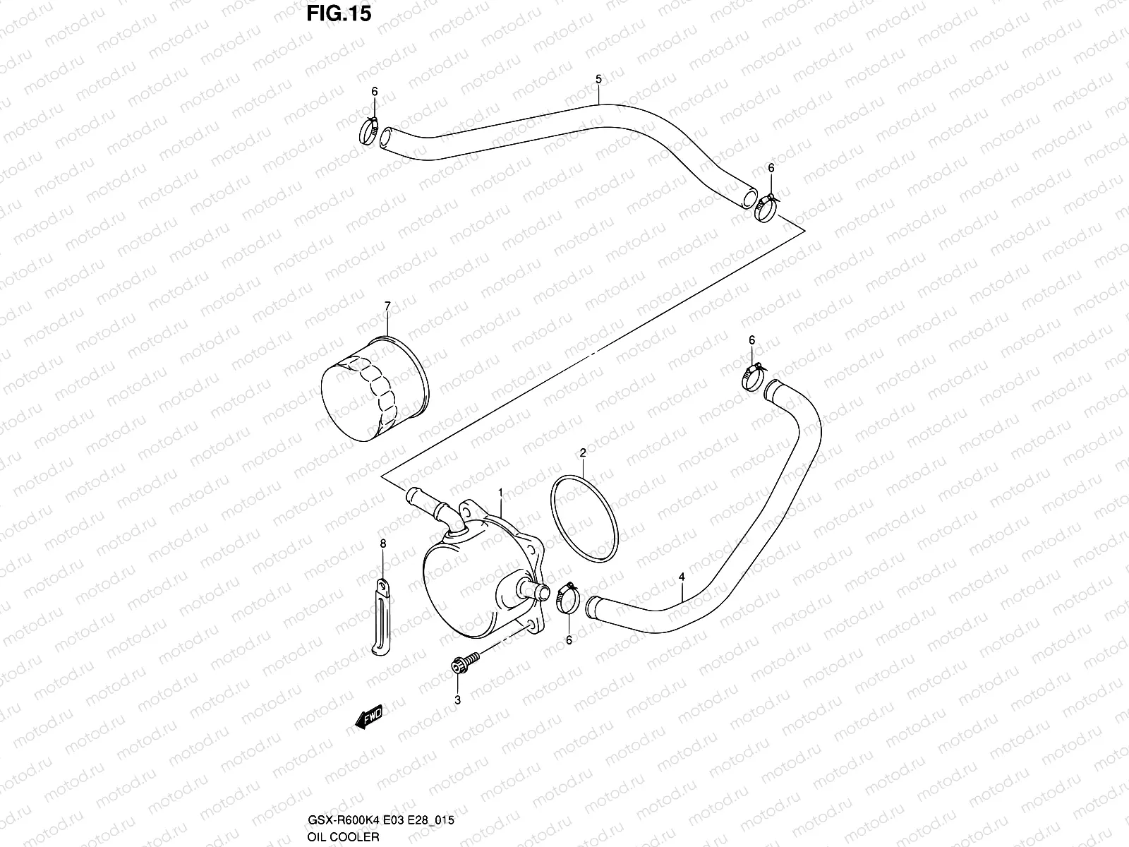 15 - OIL COOLER