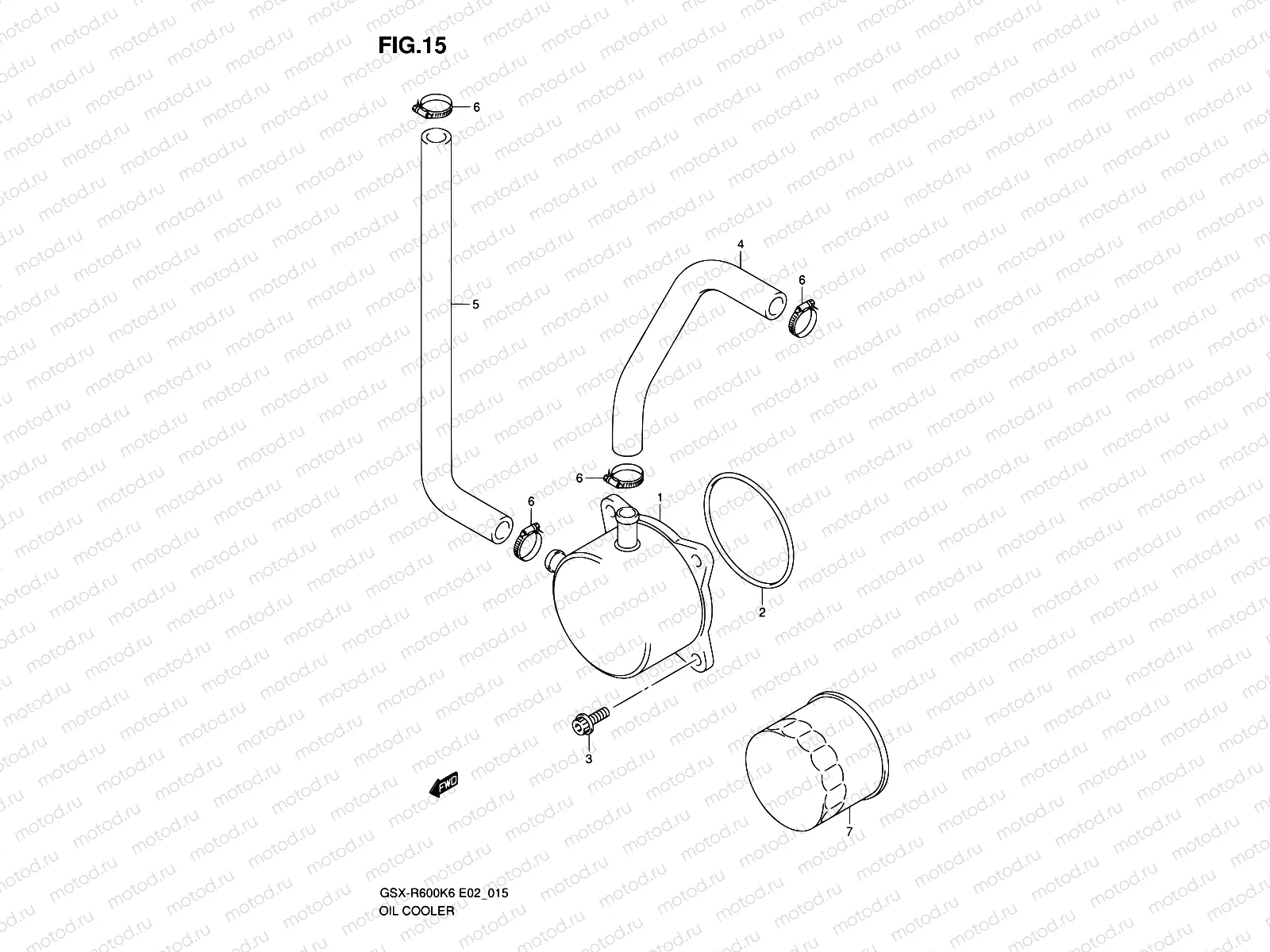 15 - OIL COOLER