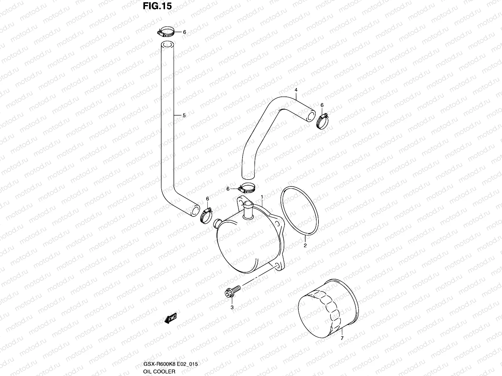 15 - OIL COOLER