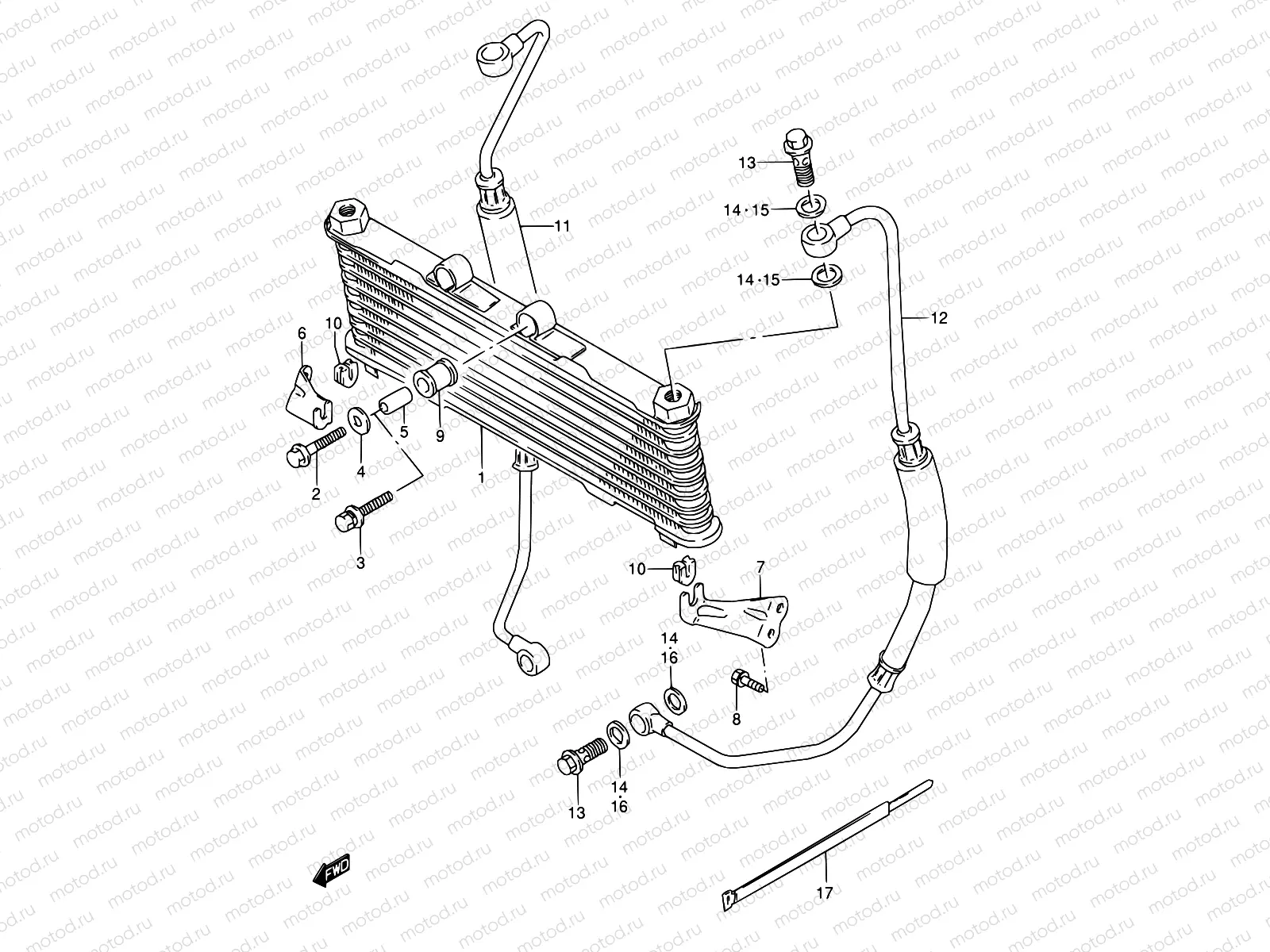 15 - OIL COOLER