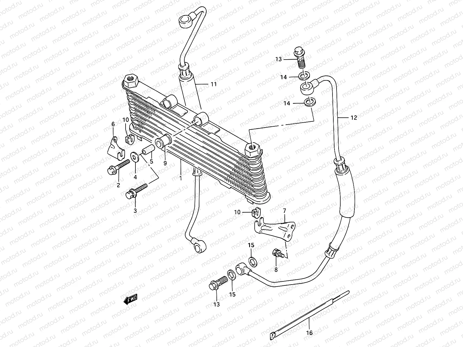 15 - OIL COOLER