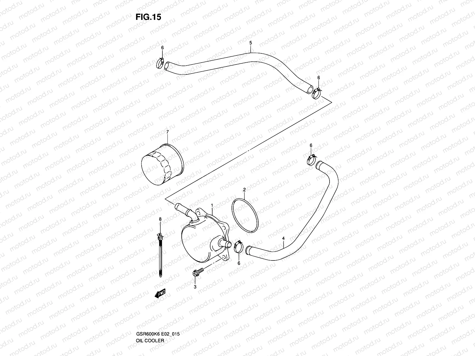 15 - OIL COOLER
