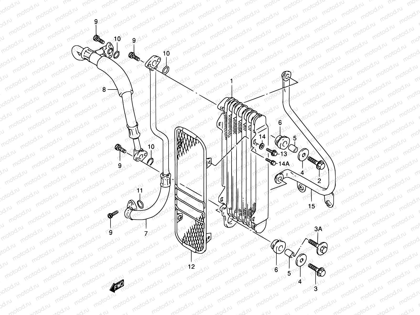 15 - OIL COOLER