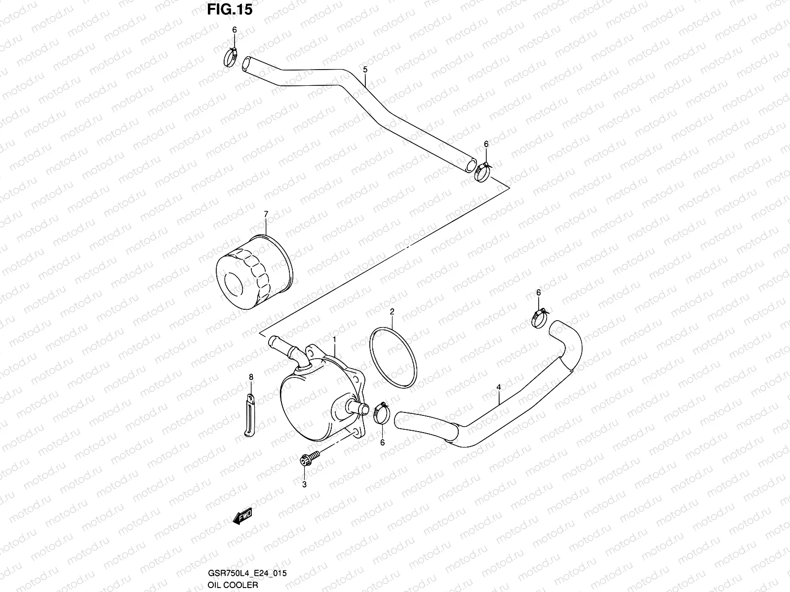 15 - OIL COOLER
