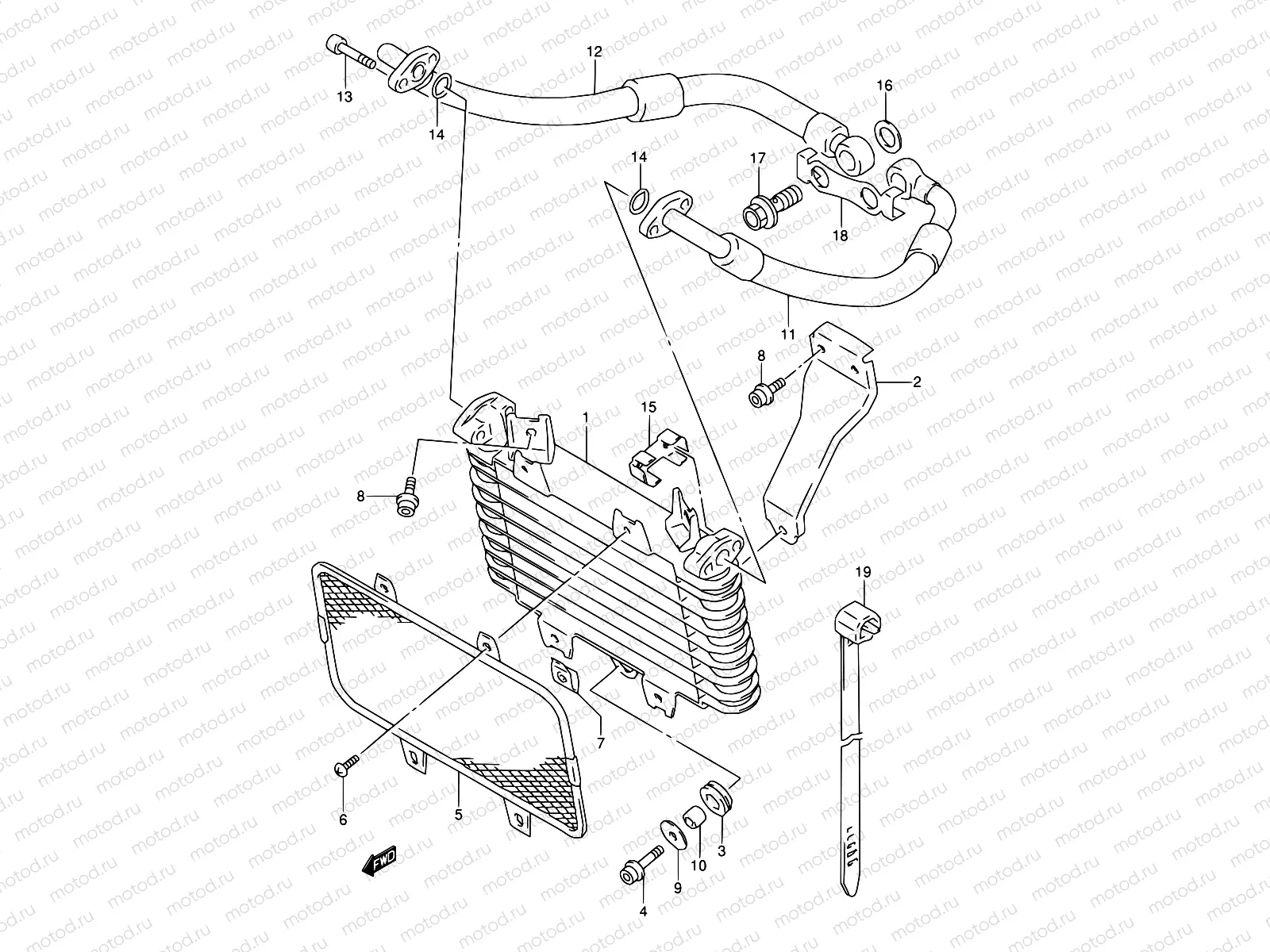 15 - OIL COOLER