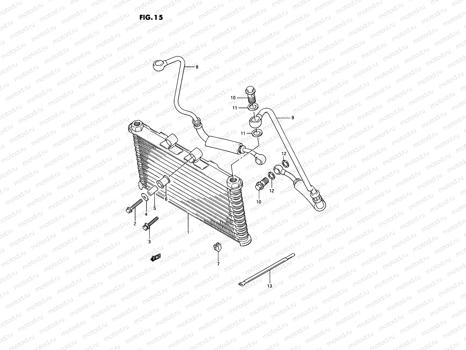 15 - OIL COOLER