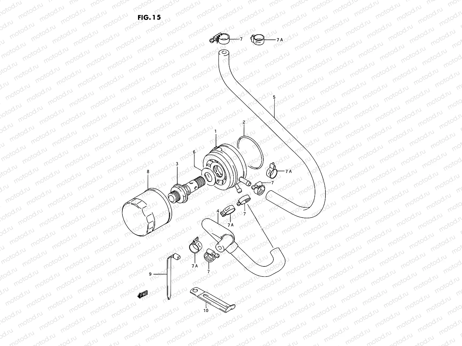 15 - OIL COOLER - OIL FILTER
