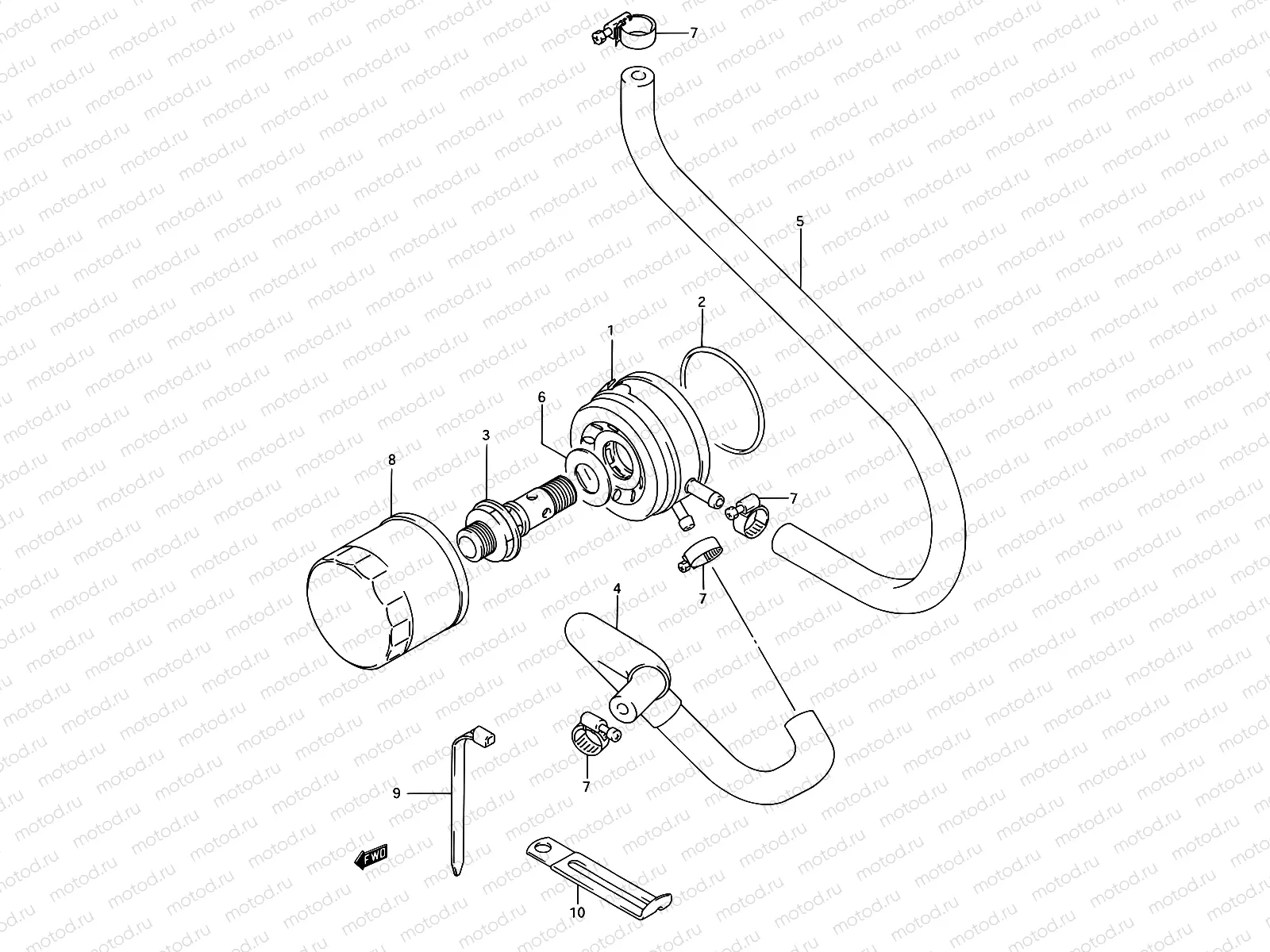 15 - OIL COOLER - OIL FILTER