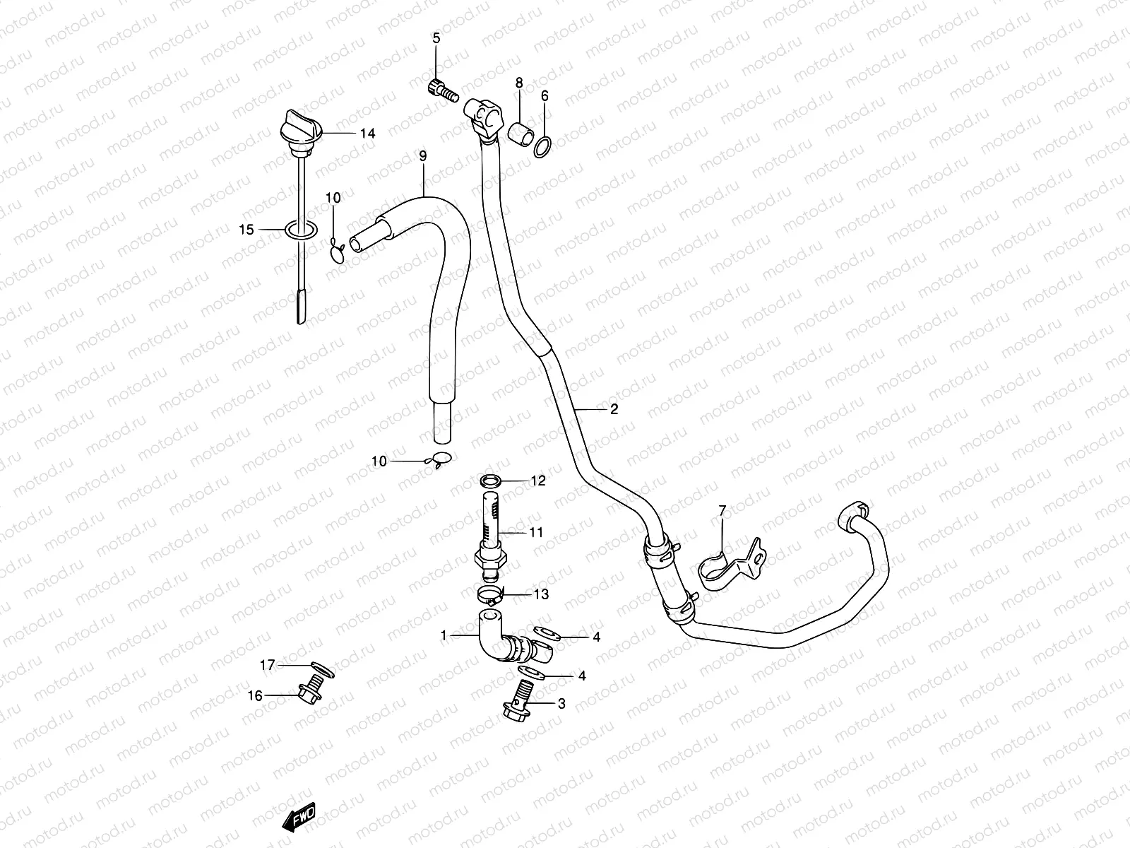 15 - OIL HOSE