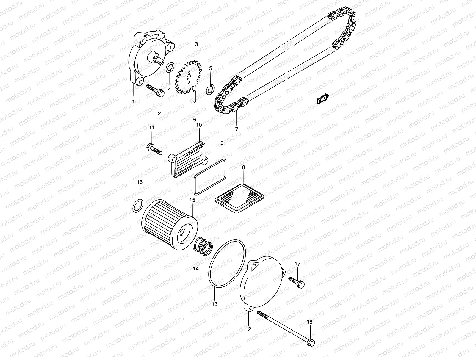 15 - OIL PUMP