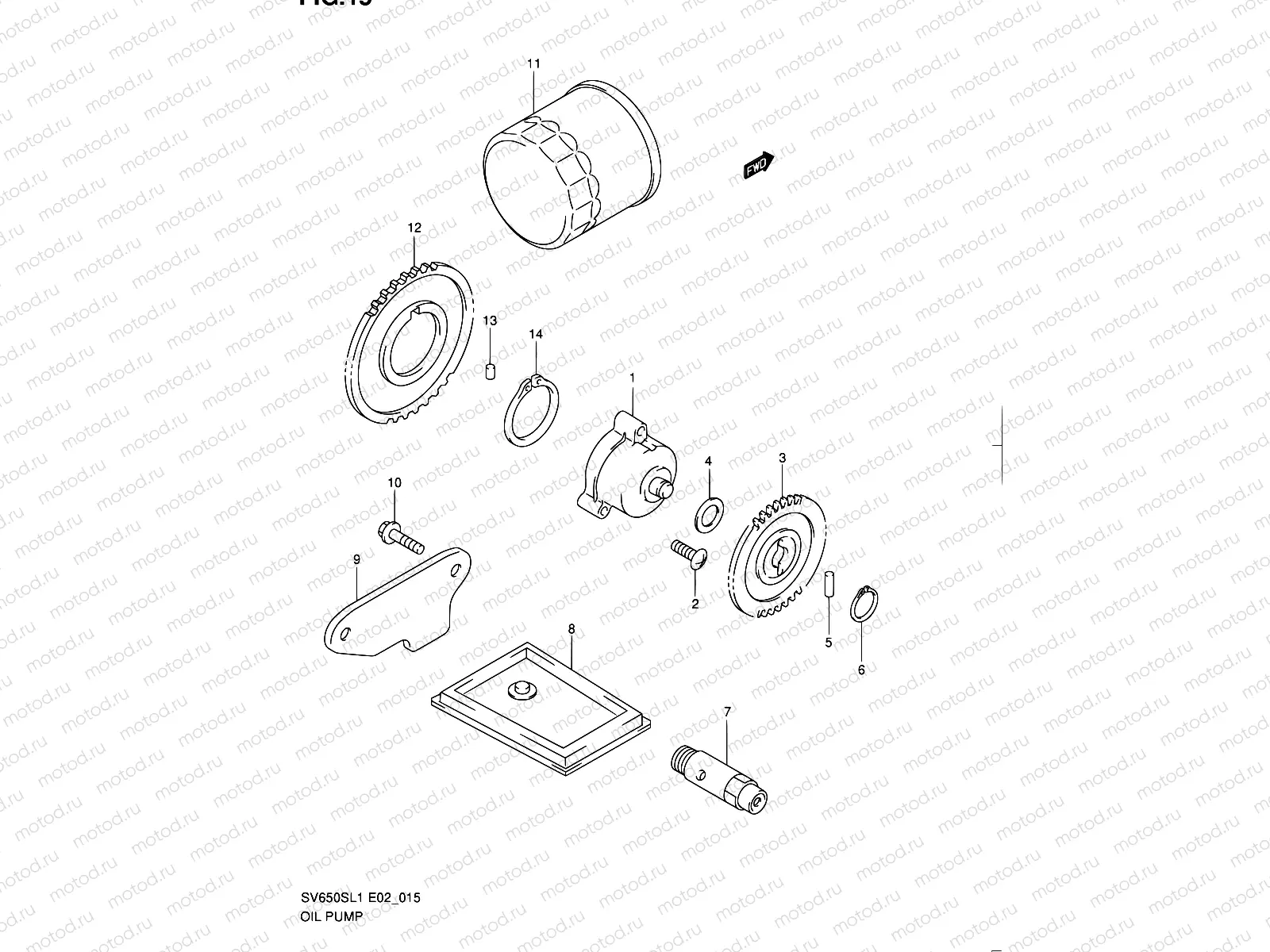 15 - OIL PUMP