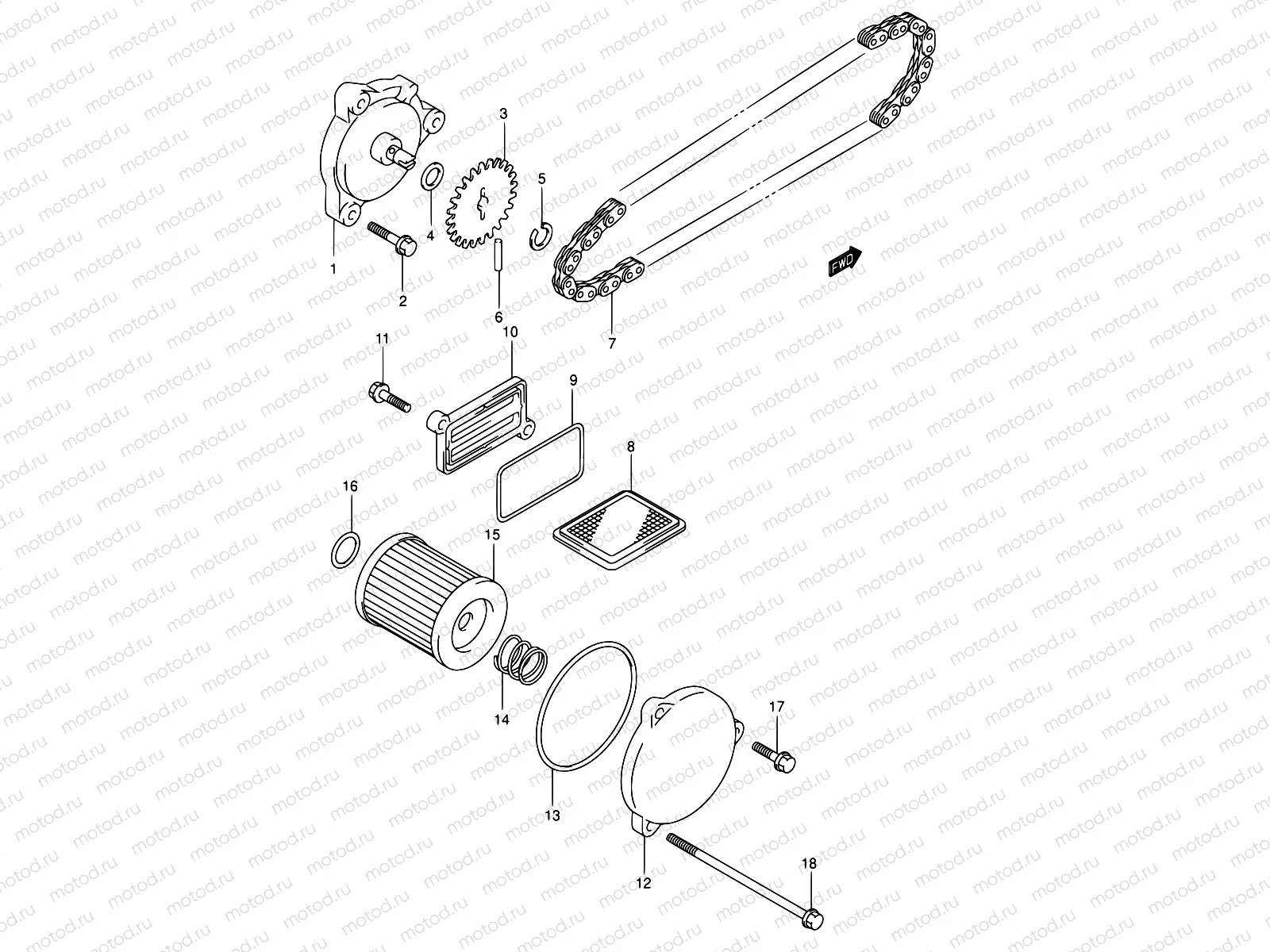 15 - OIL PUMP