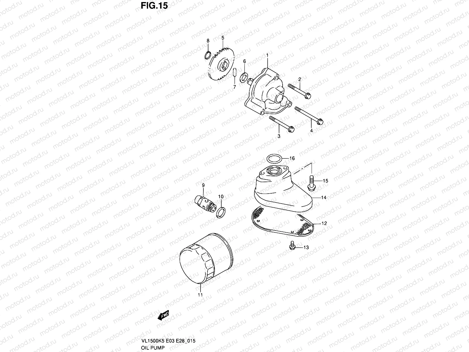 15 - OIL PUMP