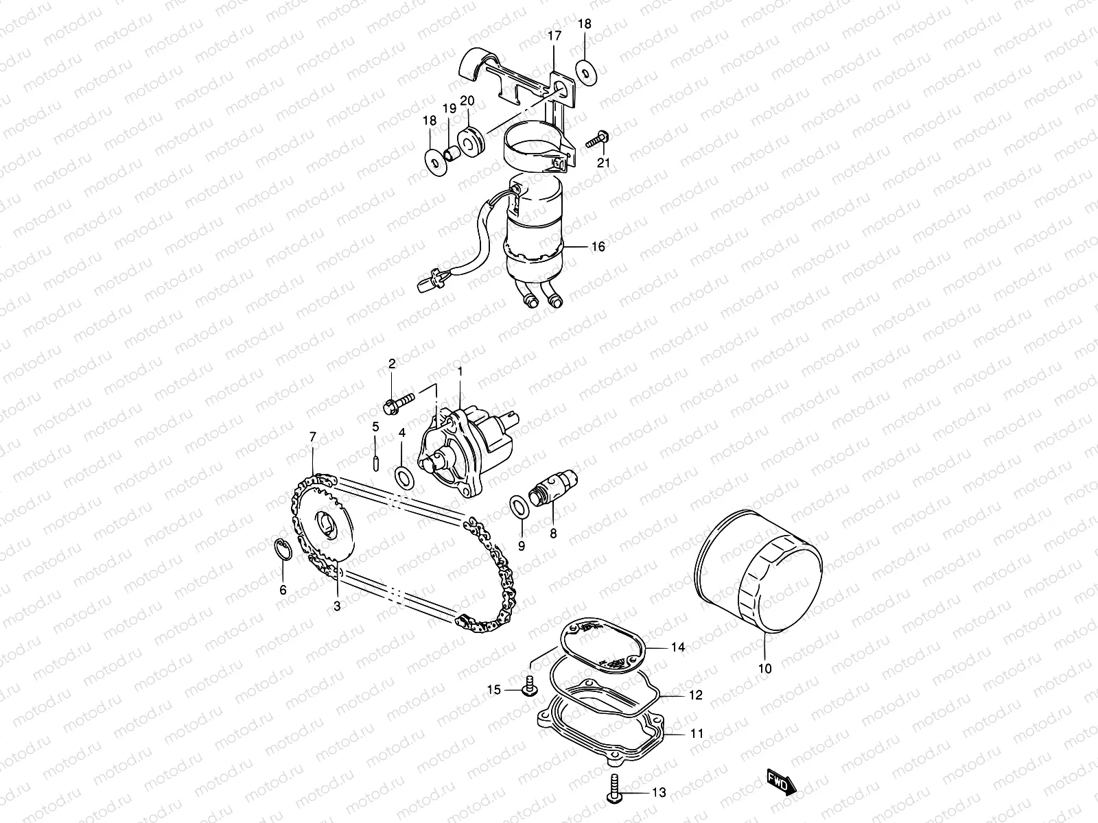 15 - OIL PUMP - FUEL PUMP