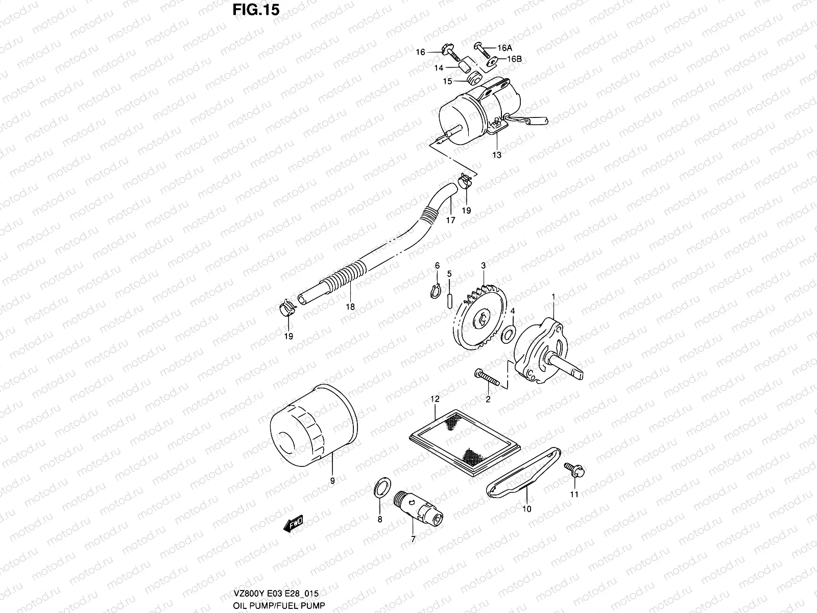 15 - OIL PUMP / FUEL PUMP