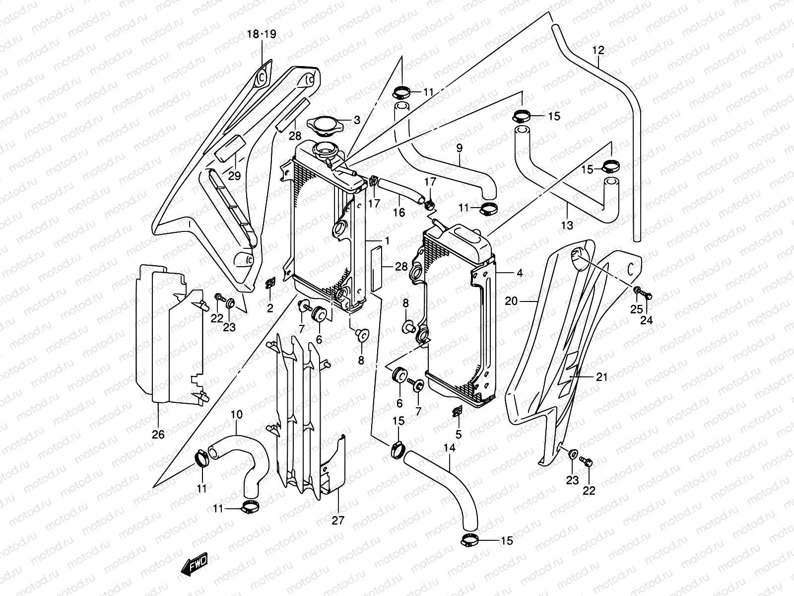 15 - RADIATOR (MODEL K5)