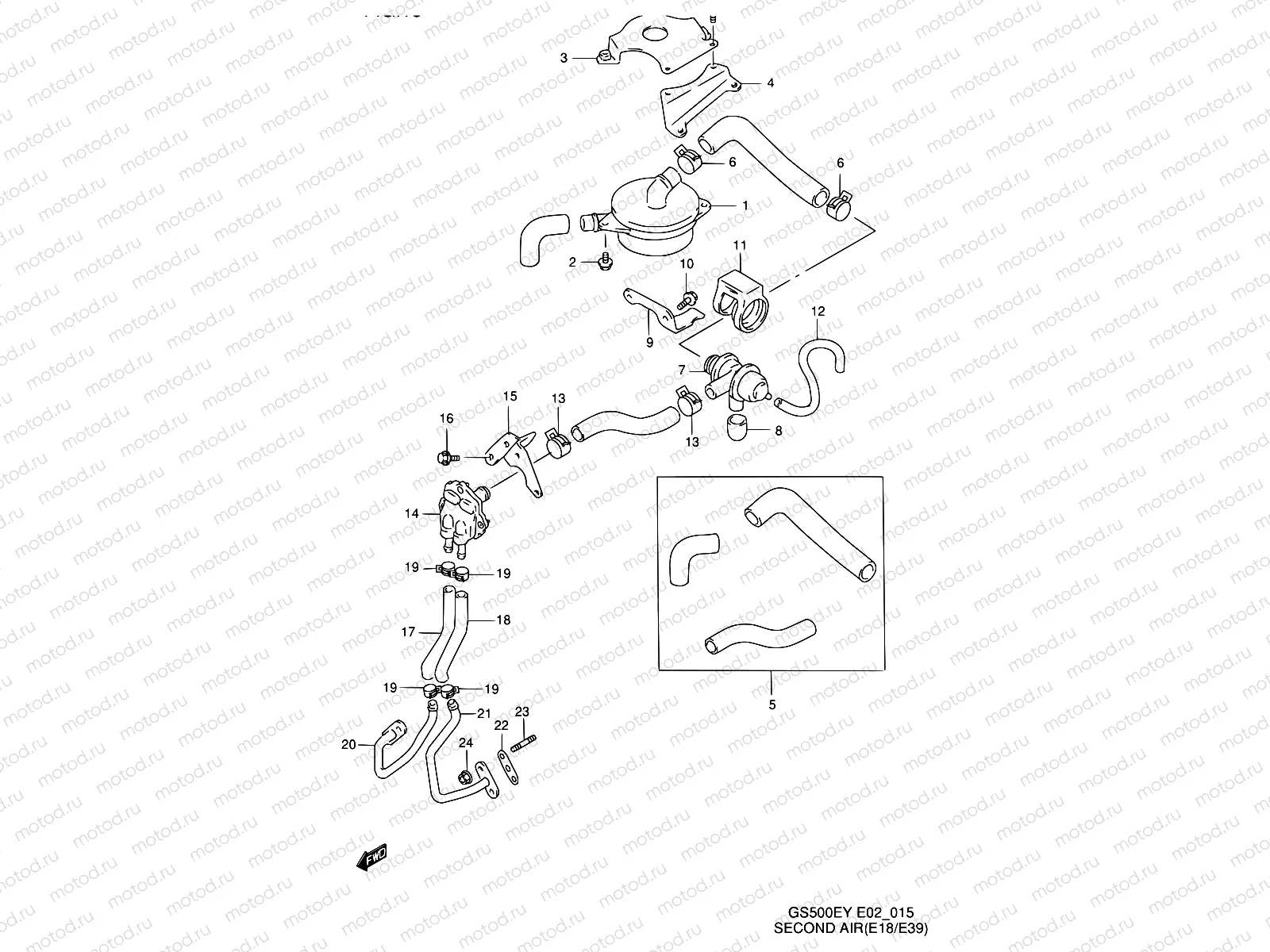 15 - SECOND AIR (E18,E39)