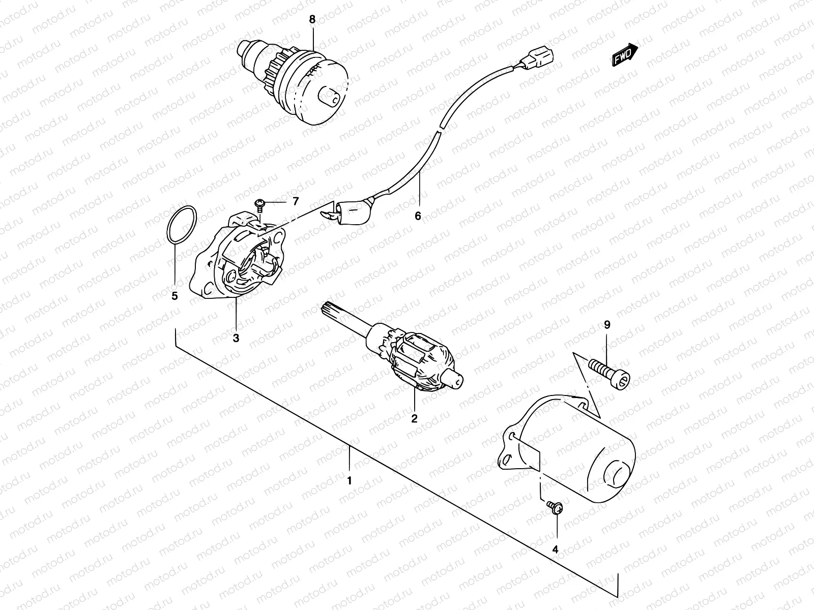 15 - STARTING MOTOR