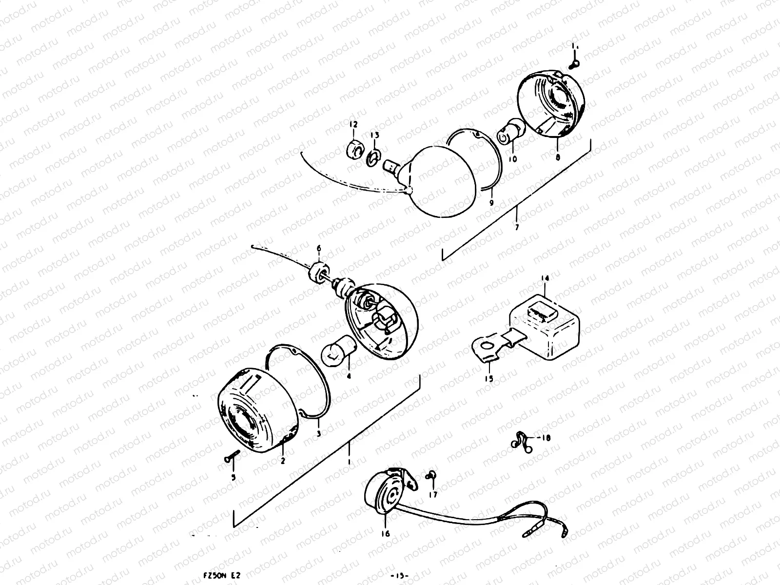 15 - TURN SIGNAL LAMP