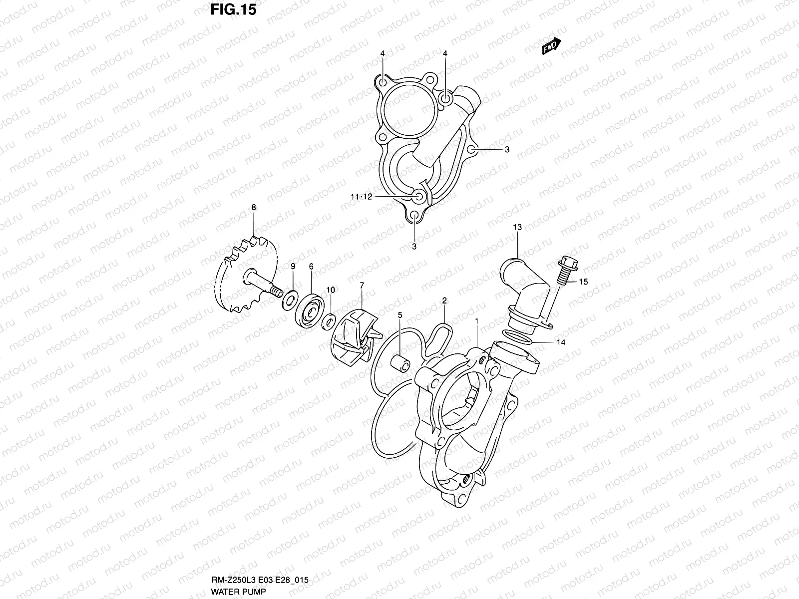 15 - WATER PUMP