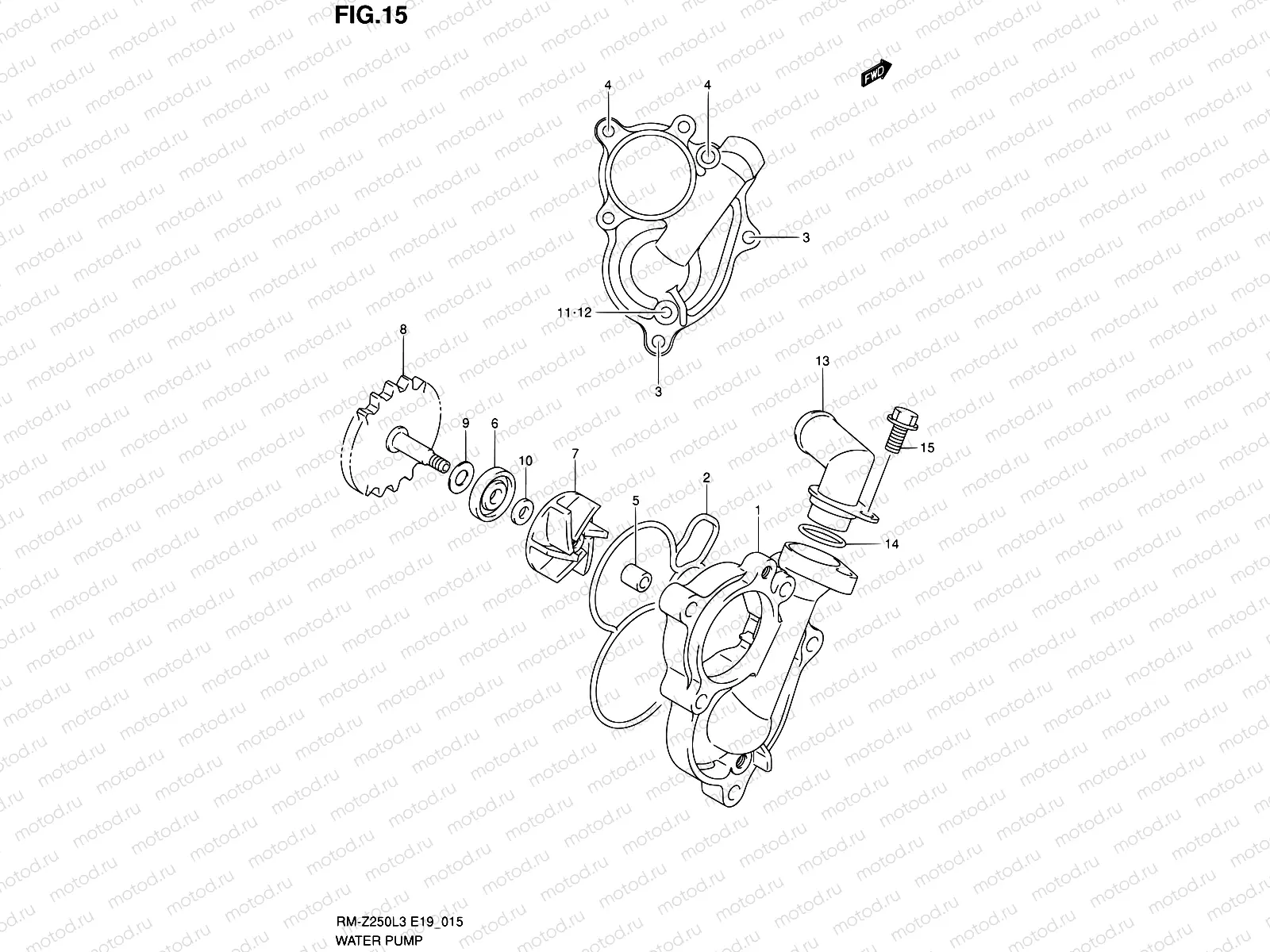 15 - WATER PUMP