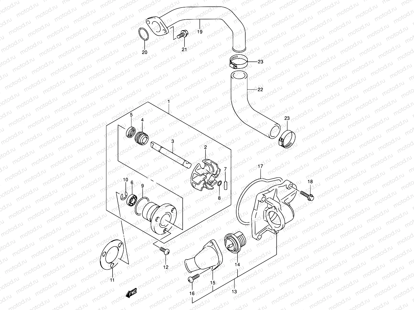 15 - WATER PUMP