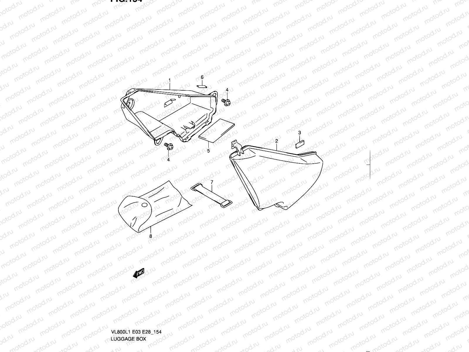 154 - LUGGAGE BOX