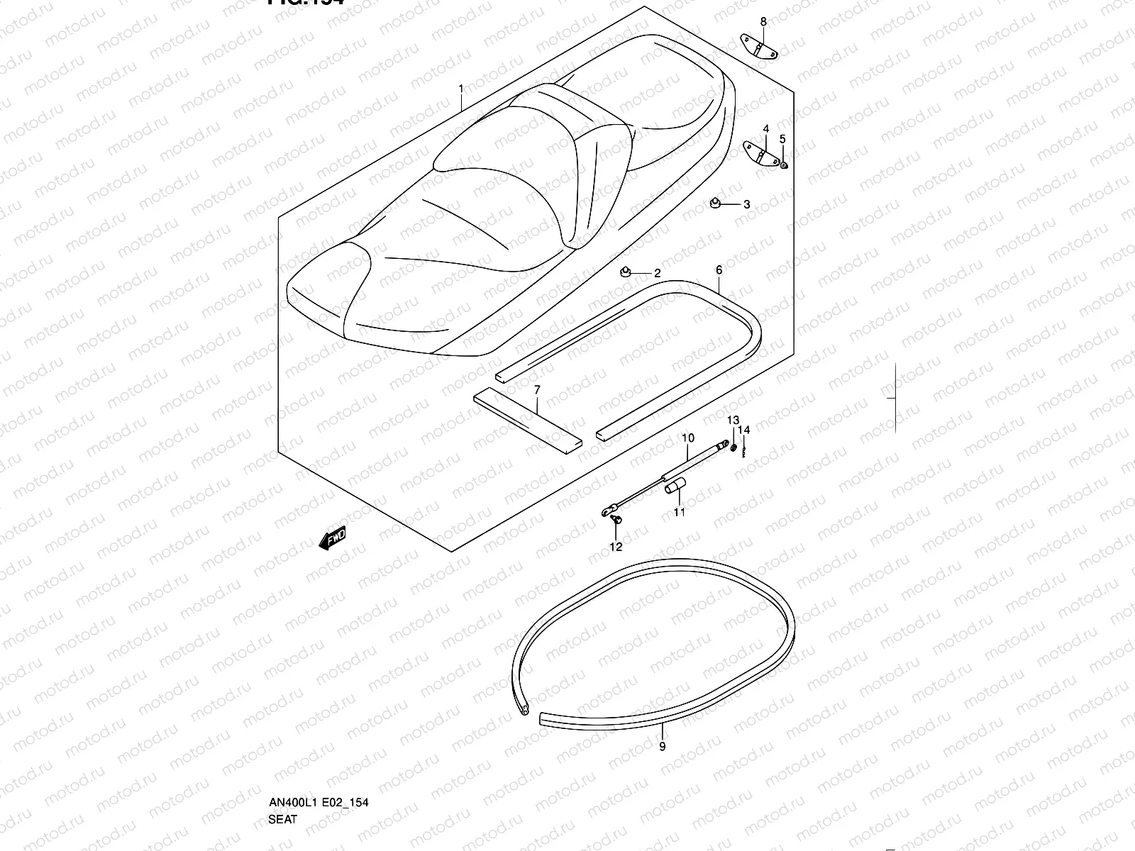 154 - SEAT (AN400ZAL1 E02)