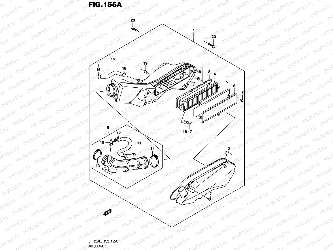 155A - AIR CLEANER