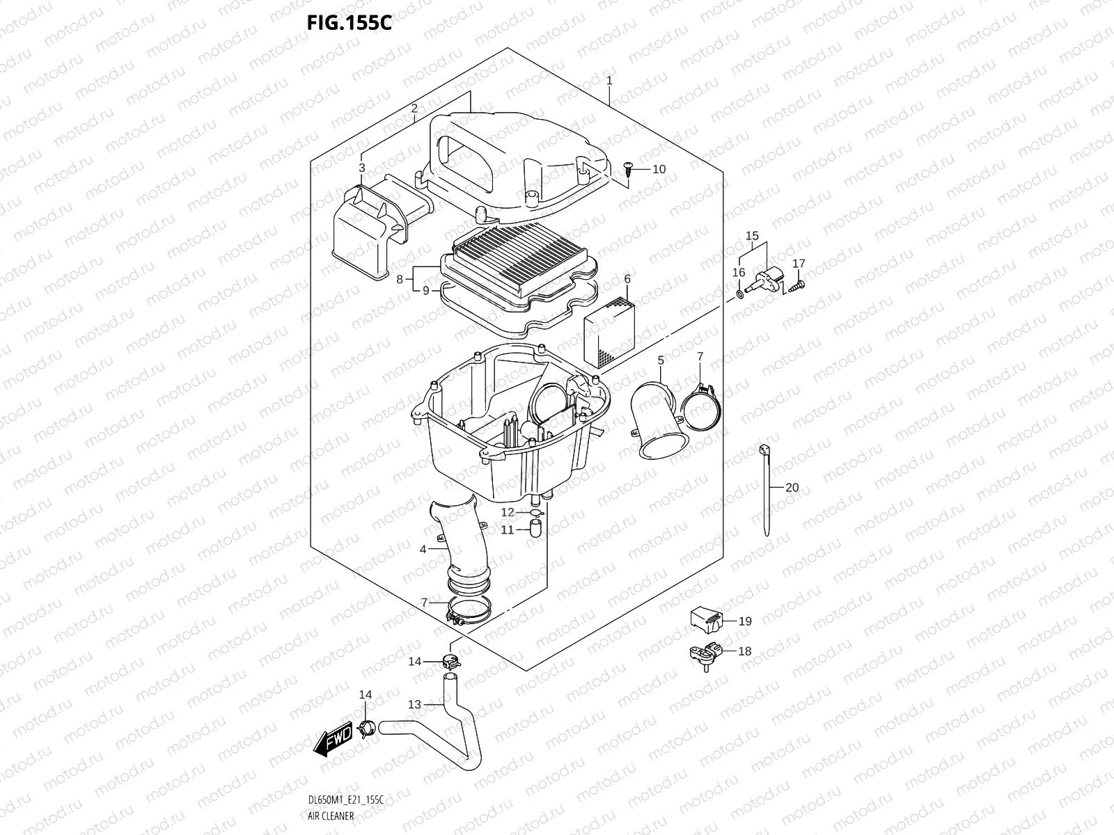 155C - AIR CLEANER
