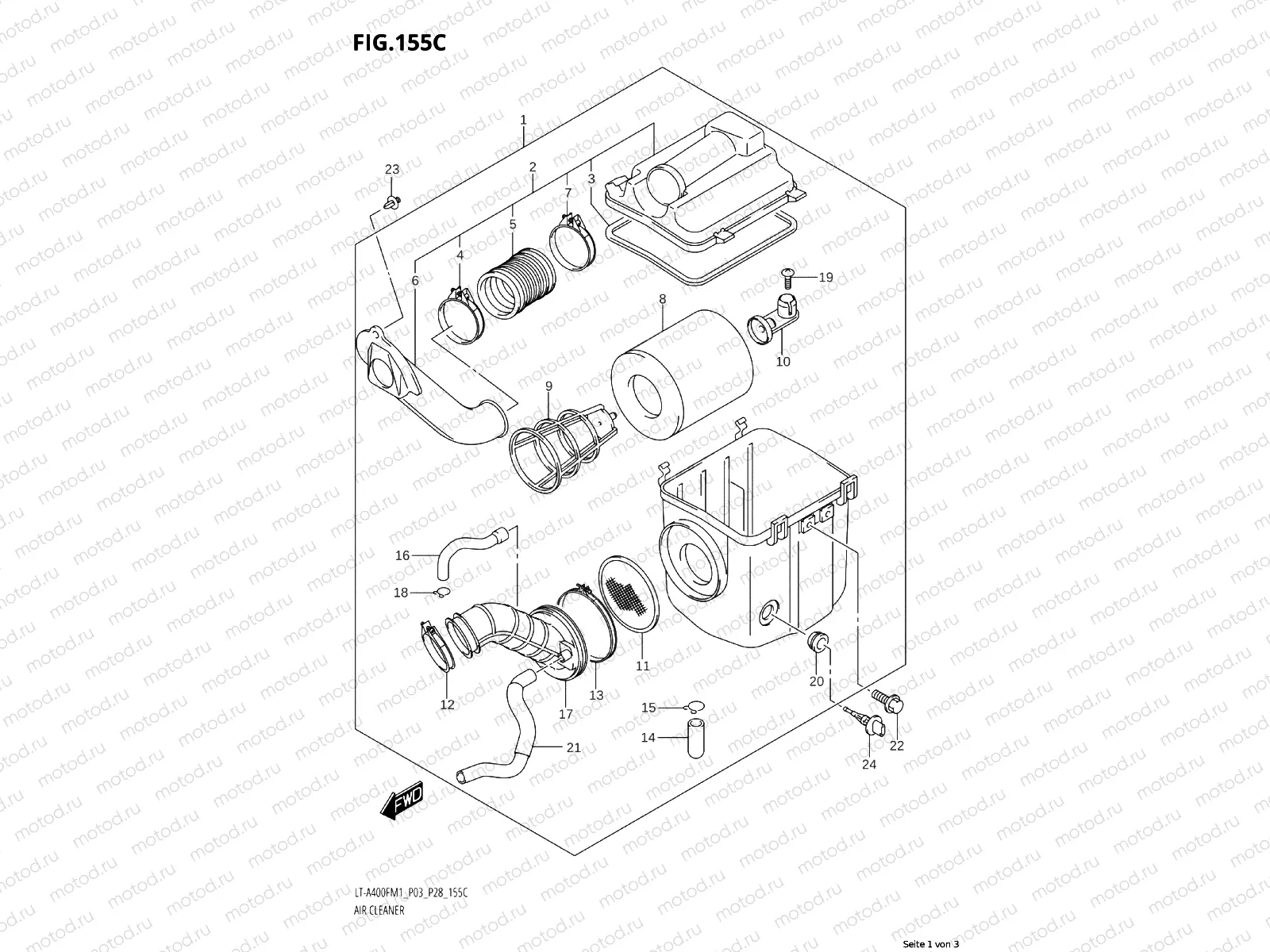 155C - AIR CLEANER