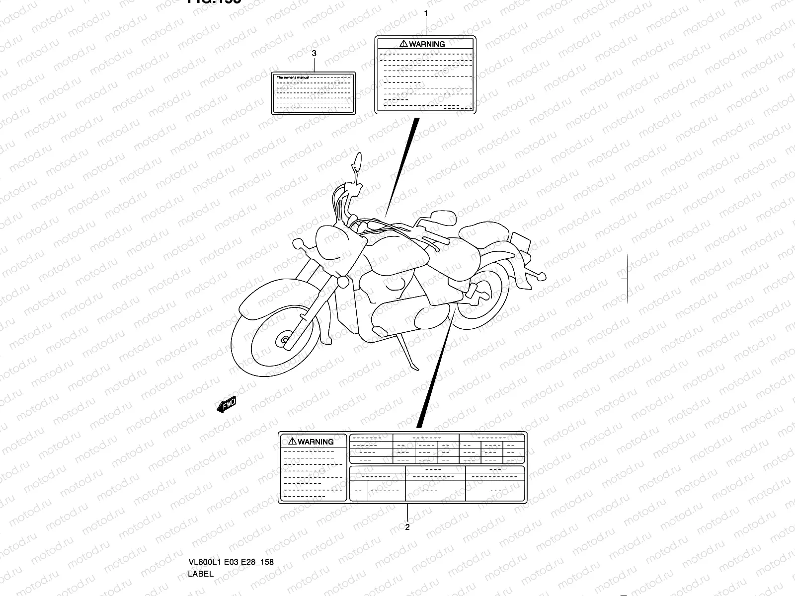 158 - LABEL (VL800CL1 E03)