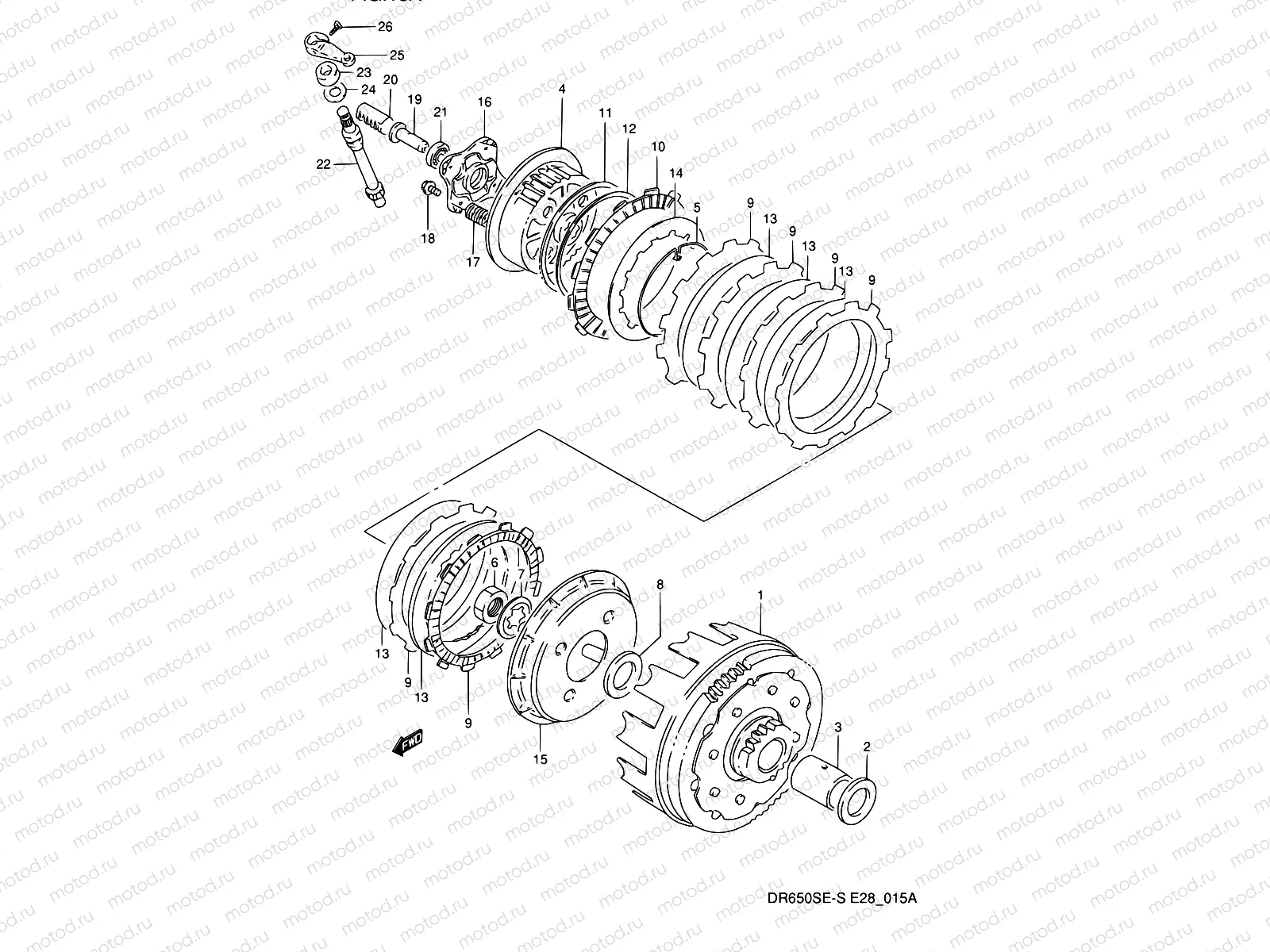 15A - CLUTCH (MODEL R/S)