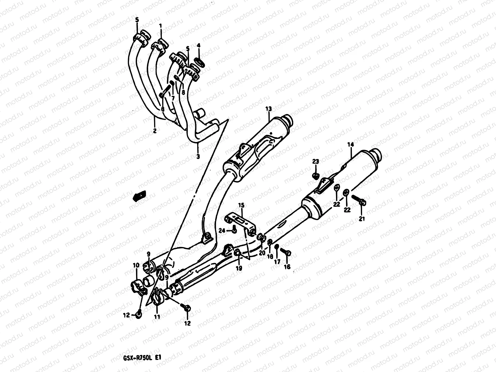 15A - MUFFLER (MODEL K)