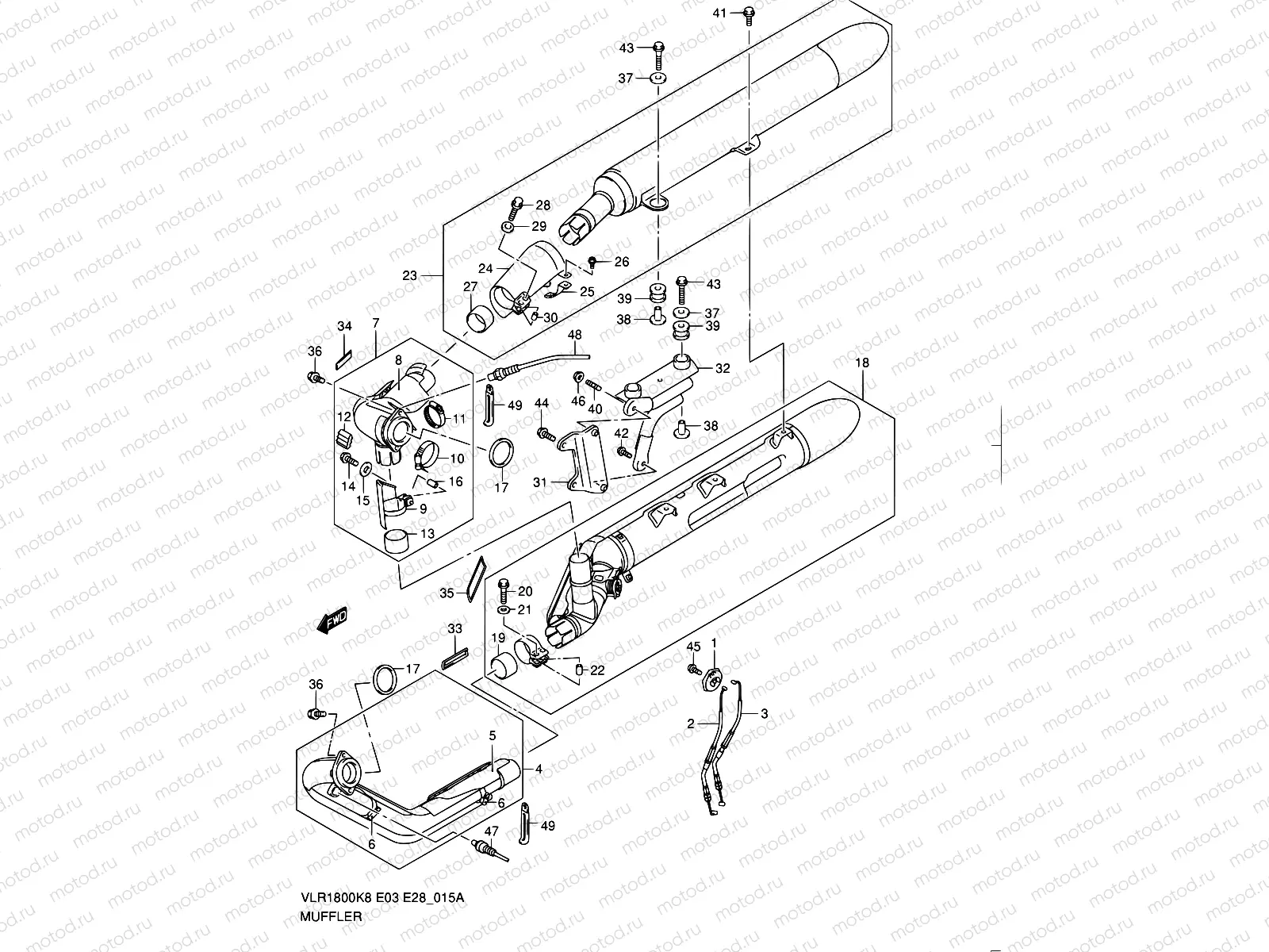 15A - MUFFLER (MODEL L0)
